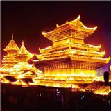 led工程瓦楞燈為你講解古建筑亮化注意事項