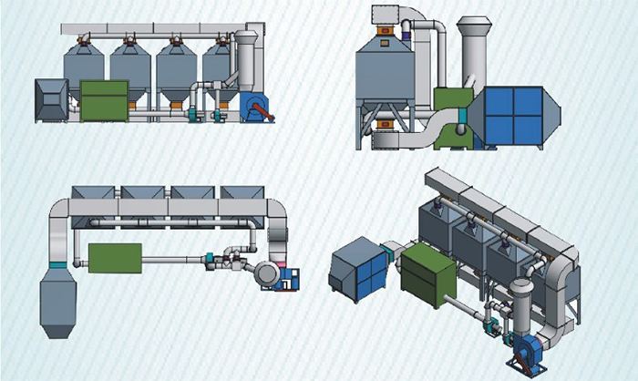 邹平伟航大型催化燃烧设备，中央除尘设备，优质活性炭环保箱，无泵水幕伟航制造