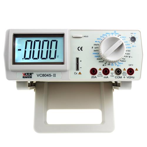 胜利VC8045-II数字万用表 四位半高精度台式万用表 多用表