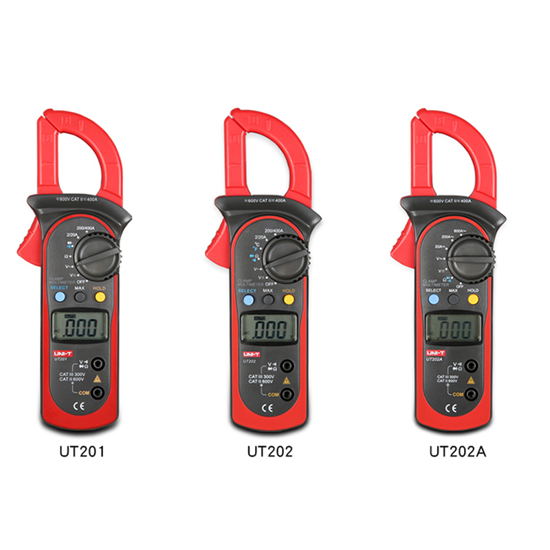 優(yōu)利德UT203+鉗形交直流電流表 防燒鉗形萬用表 UT201+數(shù)字鉗形表