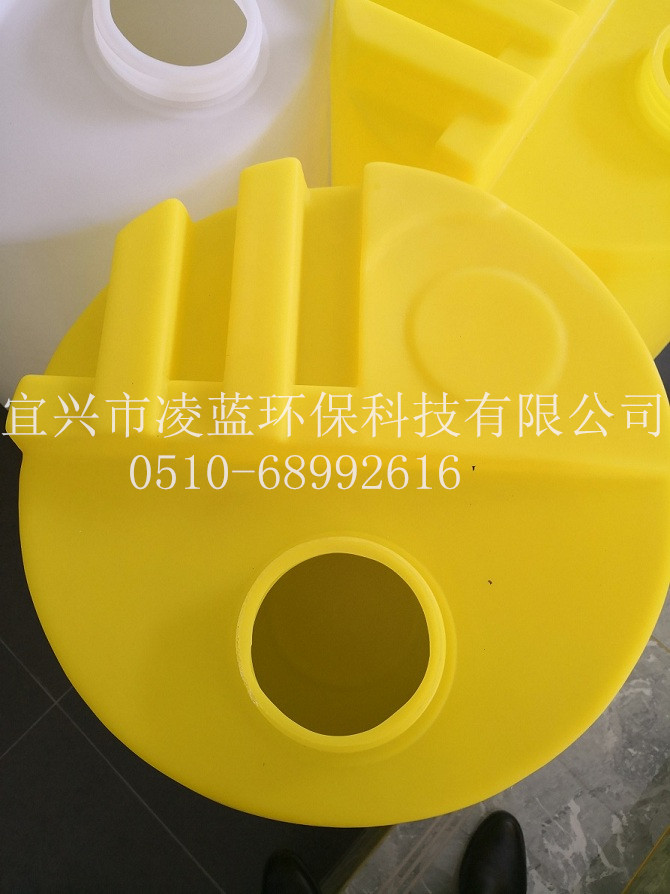 進口PE桶加藥桶PACPAM溶液箱白 黃大藥桶原始圖片2