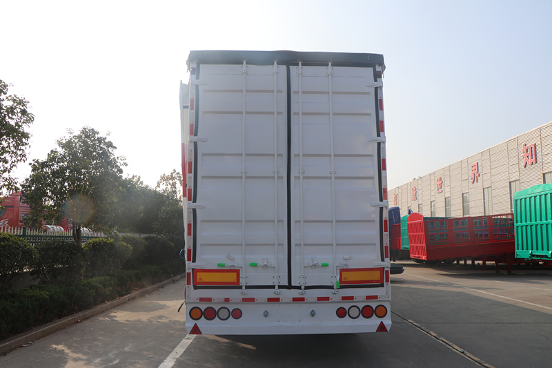 鑼響廂式運輸半掛車 13.75廂式車 鑼響側簾車