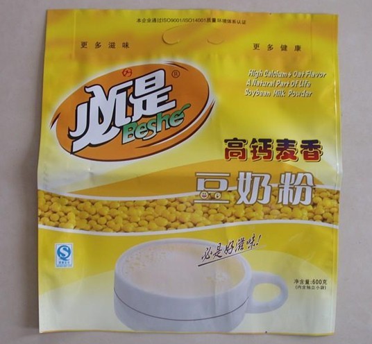 廠家直銷漯河市豆奶粉包裝袋/奶茶包裝袋/八邊封包裝袋原始圖片2