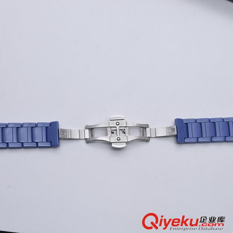 東莞智能手表平口陶瓷表帶定制平口寬度16mm