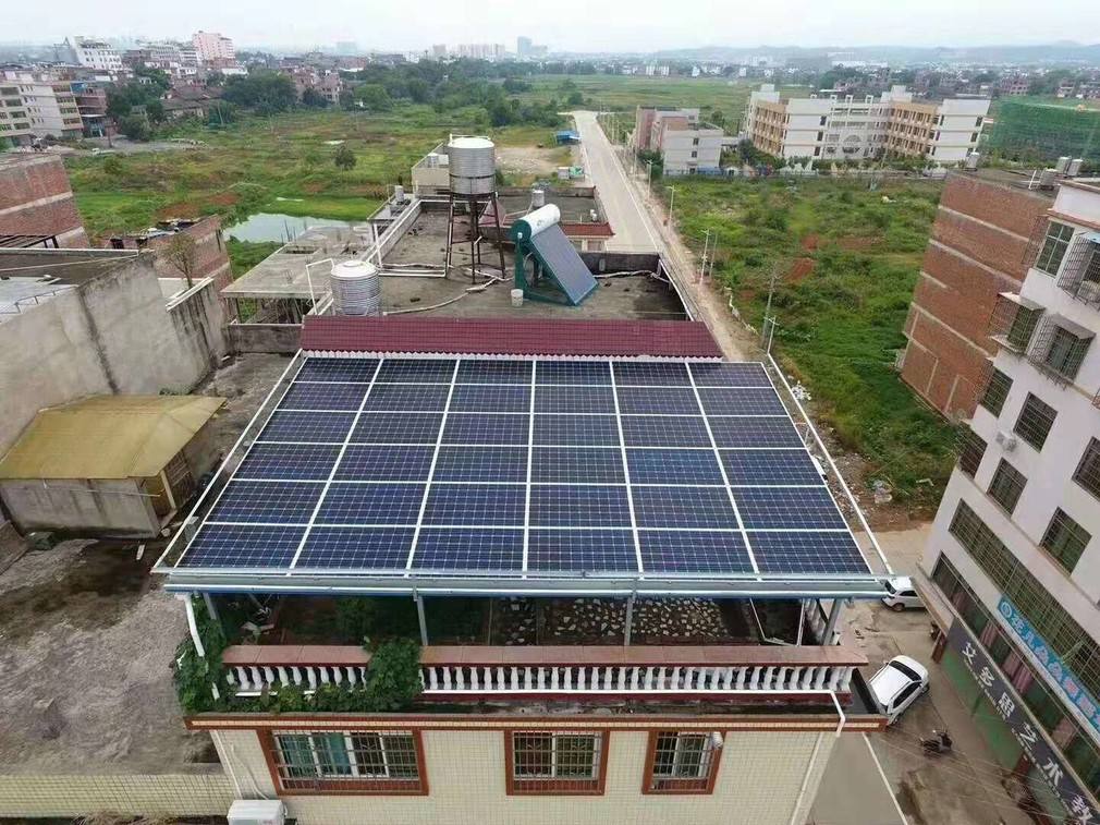 重慶太陽能別墅屋頂光伏發電站安裝，工廠廠房設計新建改造
