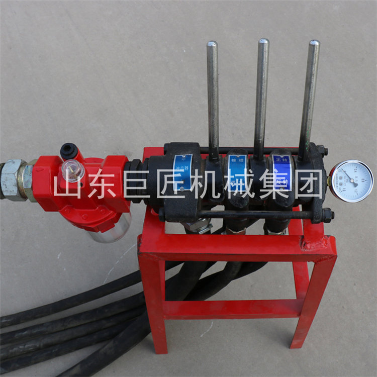 巨匠KQZ-100純氣動潛孔鉆機礦山水平打爆破孔快速鑿巖馬路橫穿孔