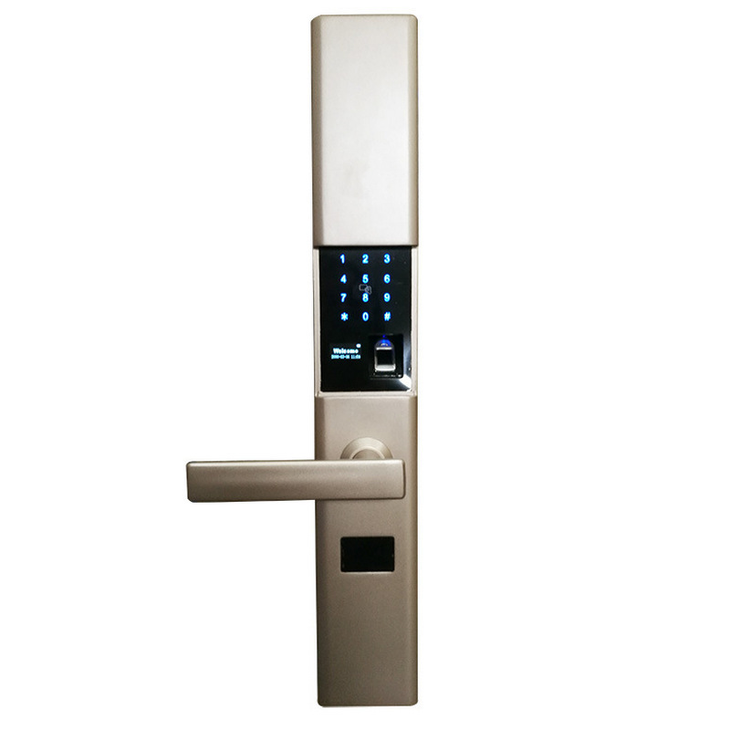 JH-868全自動智能防盜電子鎖密碼鎖指紋鎖公寓別墅大門刷卡APP鎖原始圖片2