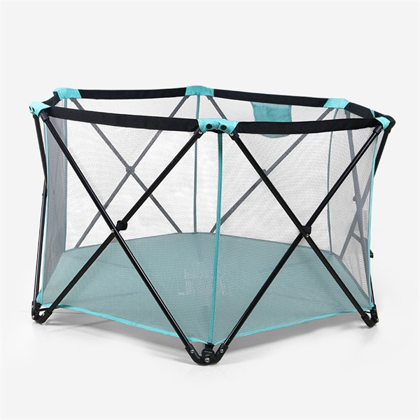 Foldable Playard+3-Side Canopy