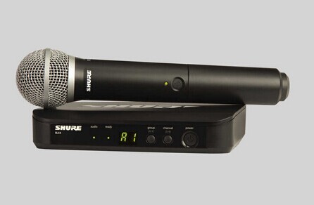 舒爾(SHURE) BLX24/SM58 KTV/演出手持式無線動圈麥克風