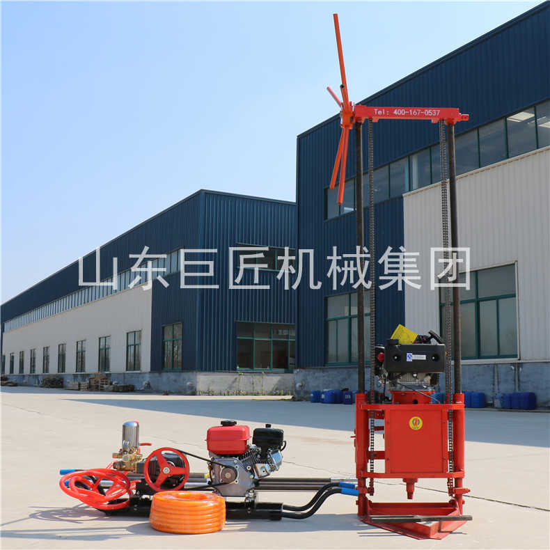 巨匠供應小型炮眼鉆機30米巖心取樣鉆機QZ-2CS卷揚款省力地質勘探鉆機