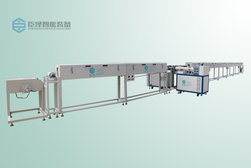 供應臣澤CZ-CJC-104LED軟燈帶硅膠擠出生產線