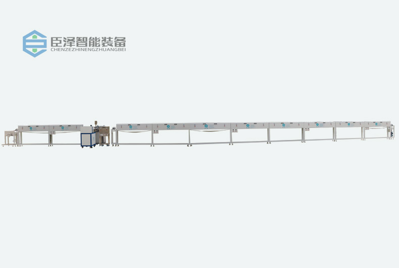 厂家定制臣泽LED软灯带硅胶挤出机软灯条挤出设备