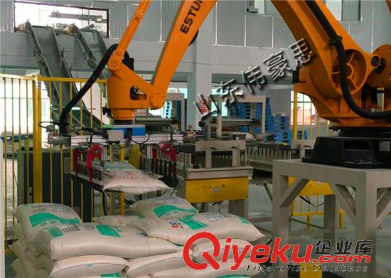50KG袋料碼垛機械手 山東偉豪思機器人碼垛機經銷