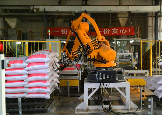 江西供應小麥碼包碼垛機器人 袋料碼垛機原始圖片3