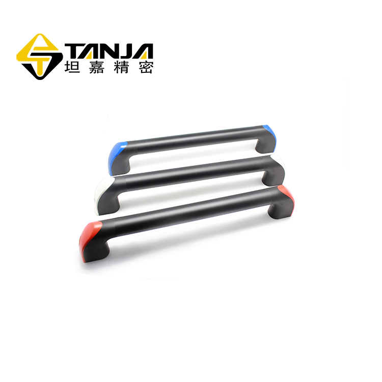 TANJA L46廚具設(shè)備把手 硬質(zhì)鋁合金電控柜拉手 黑色亞光檢測(cè)儀器把手