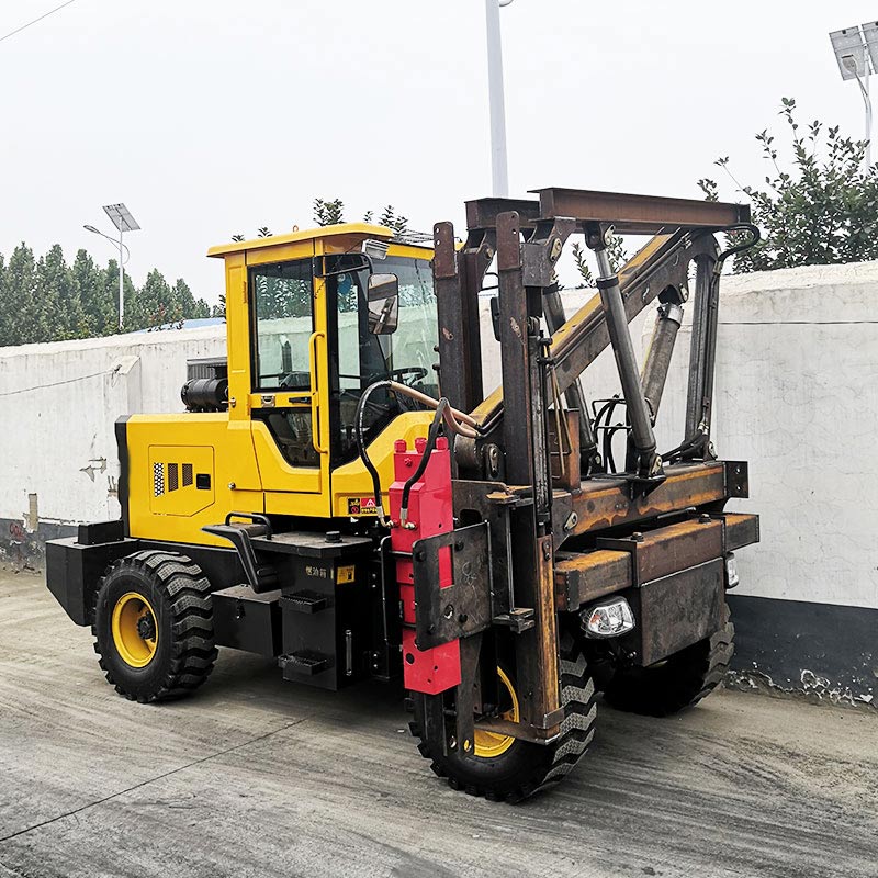 四川高速公路護欄打樁機哪里定做手動擋打樁機廠家