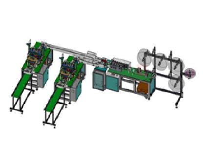 全自动平面口罩生产线